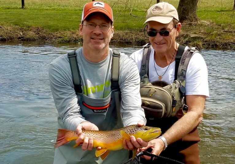 PA Spring fly fishing season brown trout haven grannom caddis